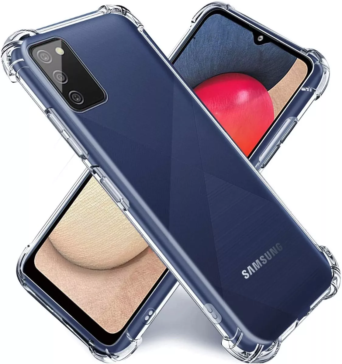 CARCASA SILICONA ANTIGOLPES PARA SAMSUNG GALAXY A02S - 1