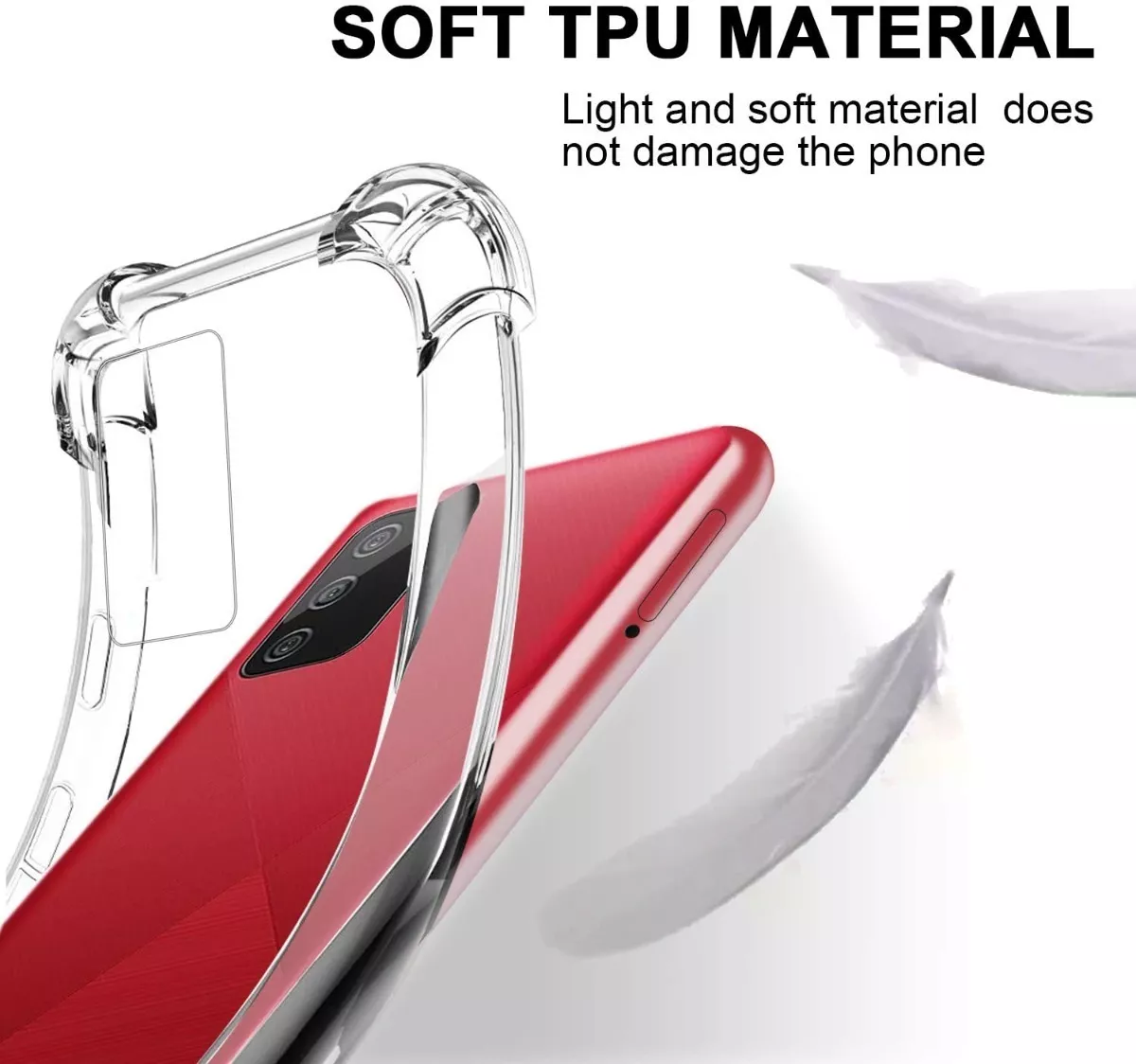CARCASA SILICONA ANTIGOLPES PARA SAMSUNG GALAXY A02S - 2