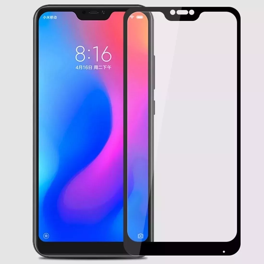 PACK 2 XIAOMI MI A2 LITE VIDRIO TEMPLADO 9H FULL 5D - 1