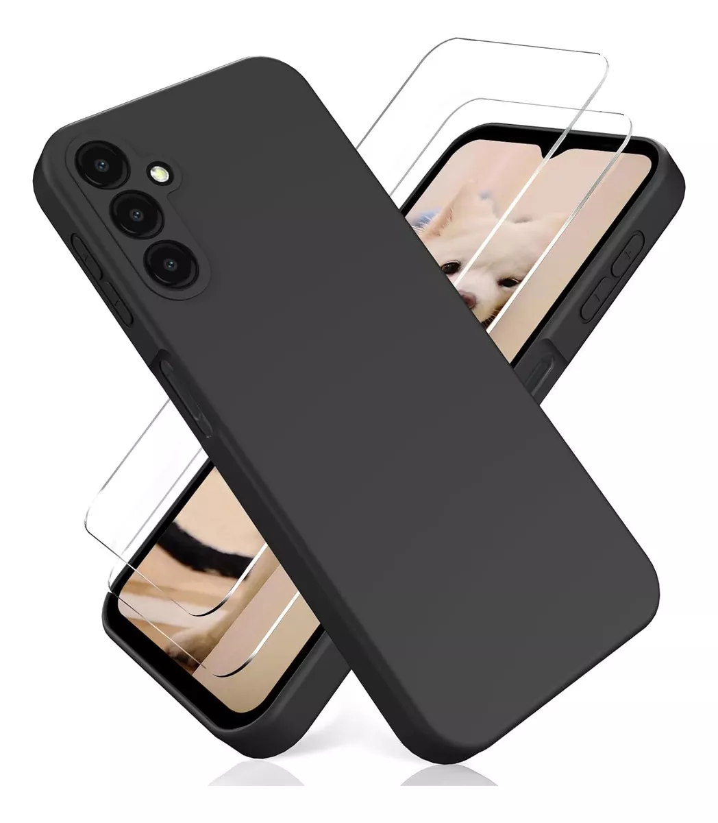 GENÉRICO CARCASA SILICONA SLIM PARA SAMSUNG GALAXY A34 NEGRO