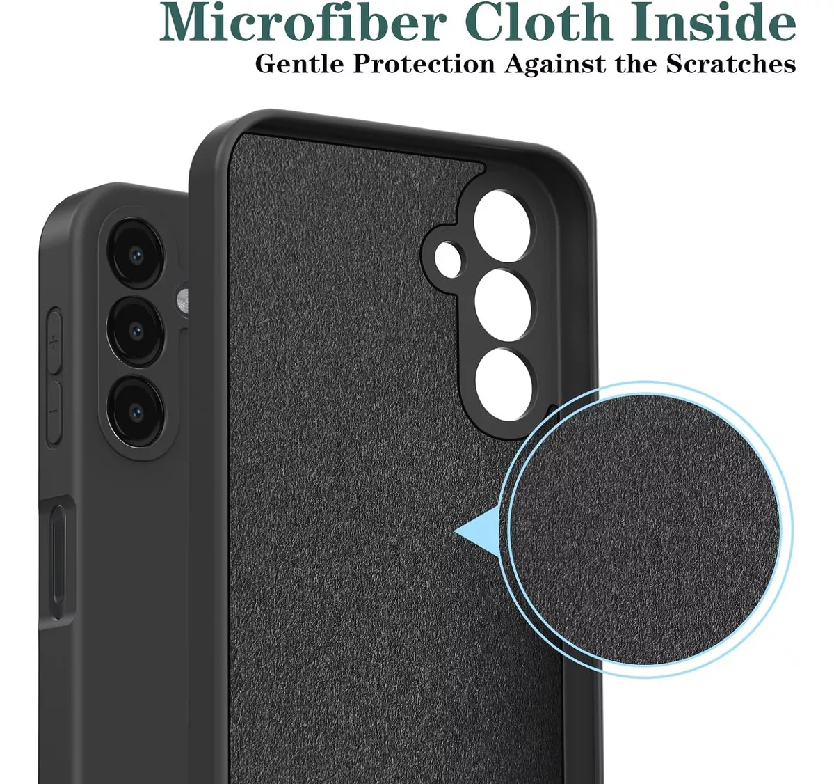 CARCASA SILICONA SLIM PARA SAMSUNG GALAXY A34 NEGRO - 2