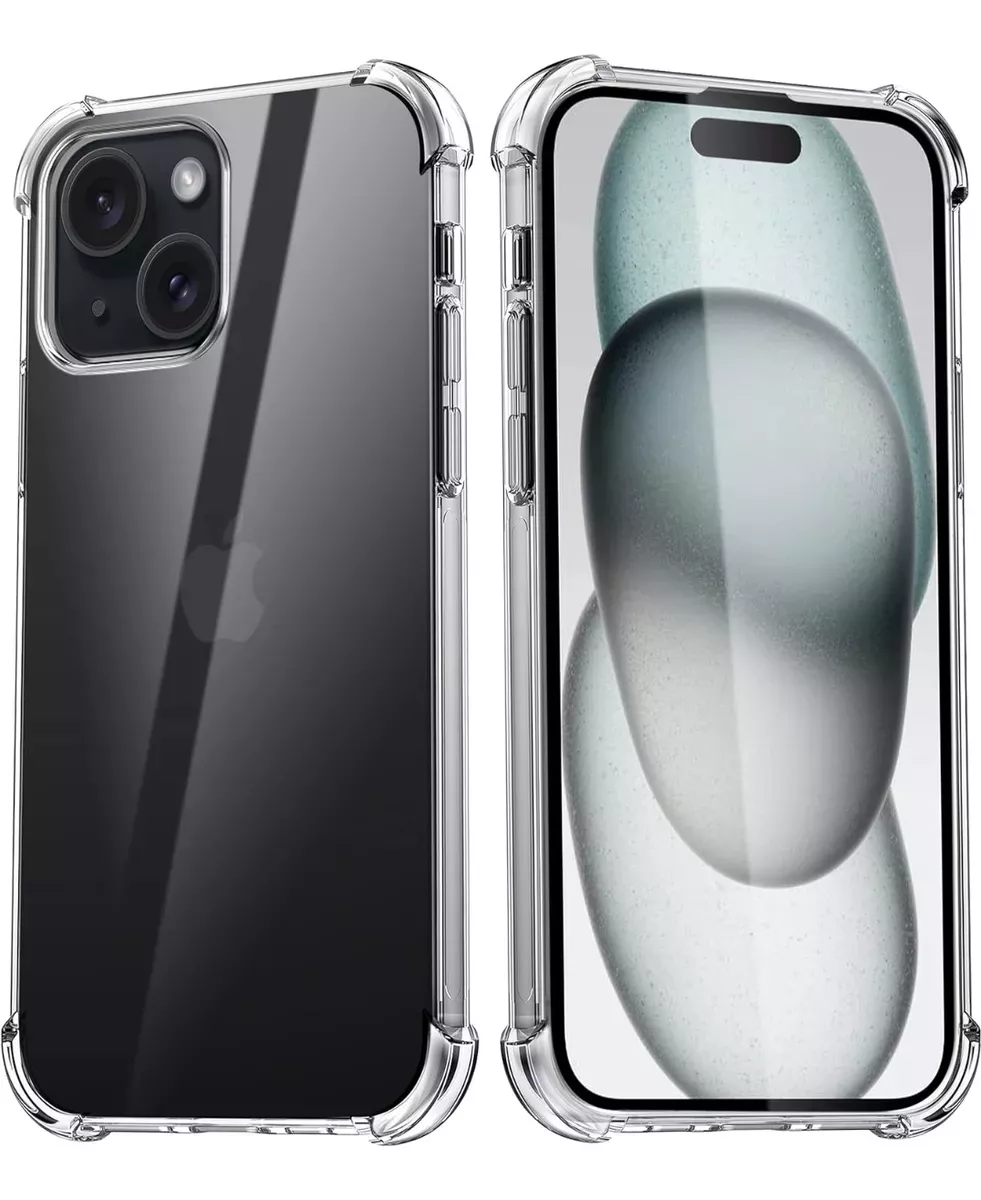 GENÉRICO CARCASA IPHONE 15 FUNDA SILICONA ANTIGOLPES 2 CÁMARAS 6.12