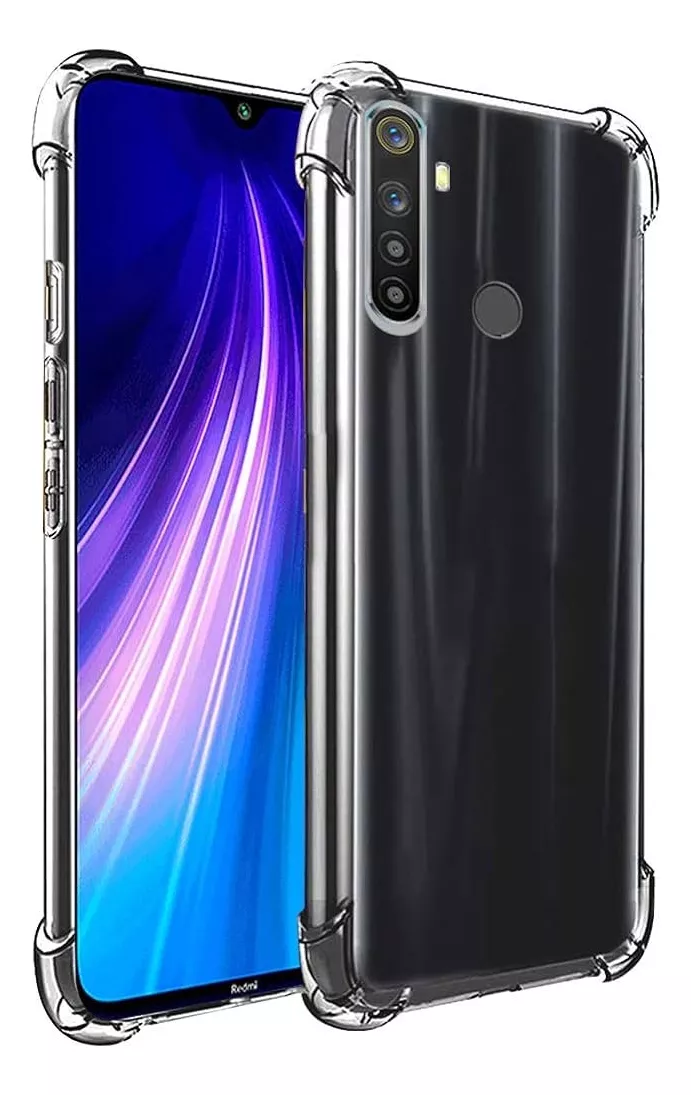 CARCASA XIAOMI REDMI NOTE 8 SILICONA TRANSPARENTE - 1