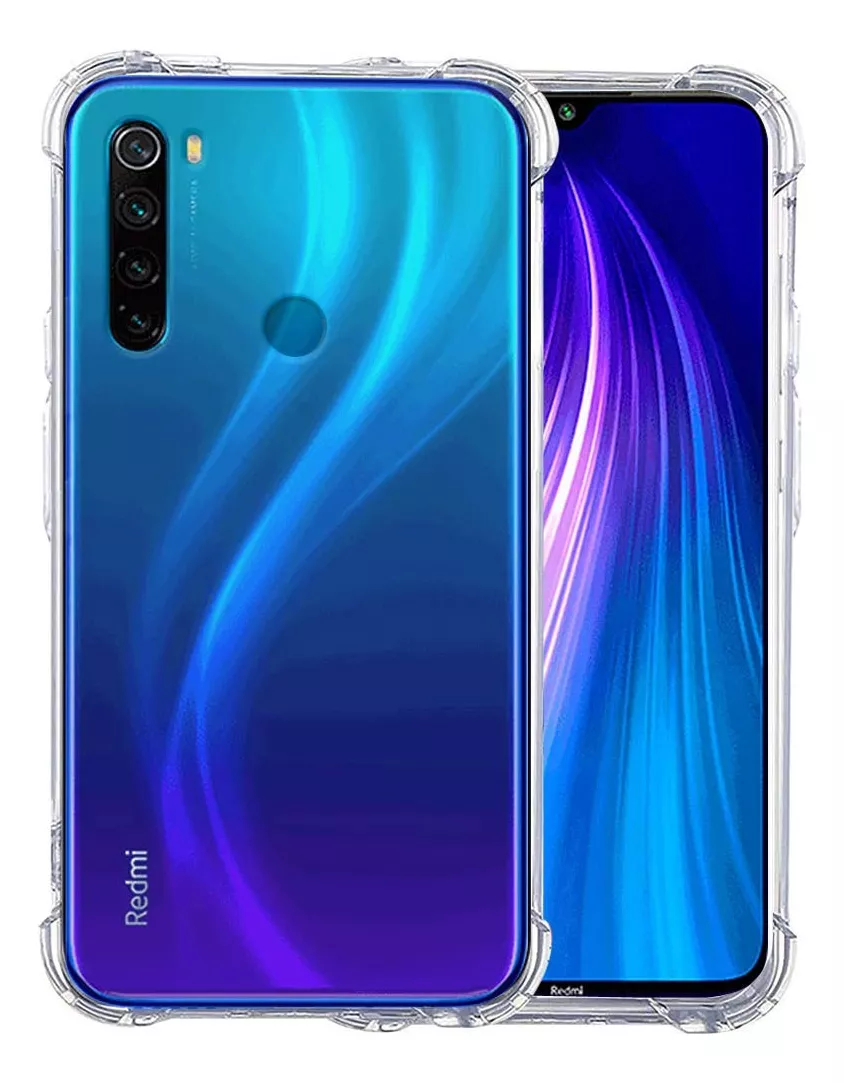 CARCASA XIAOMI REDMI NOTE 8 SILICONA TRANSPARENTE - 3
