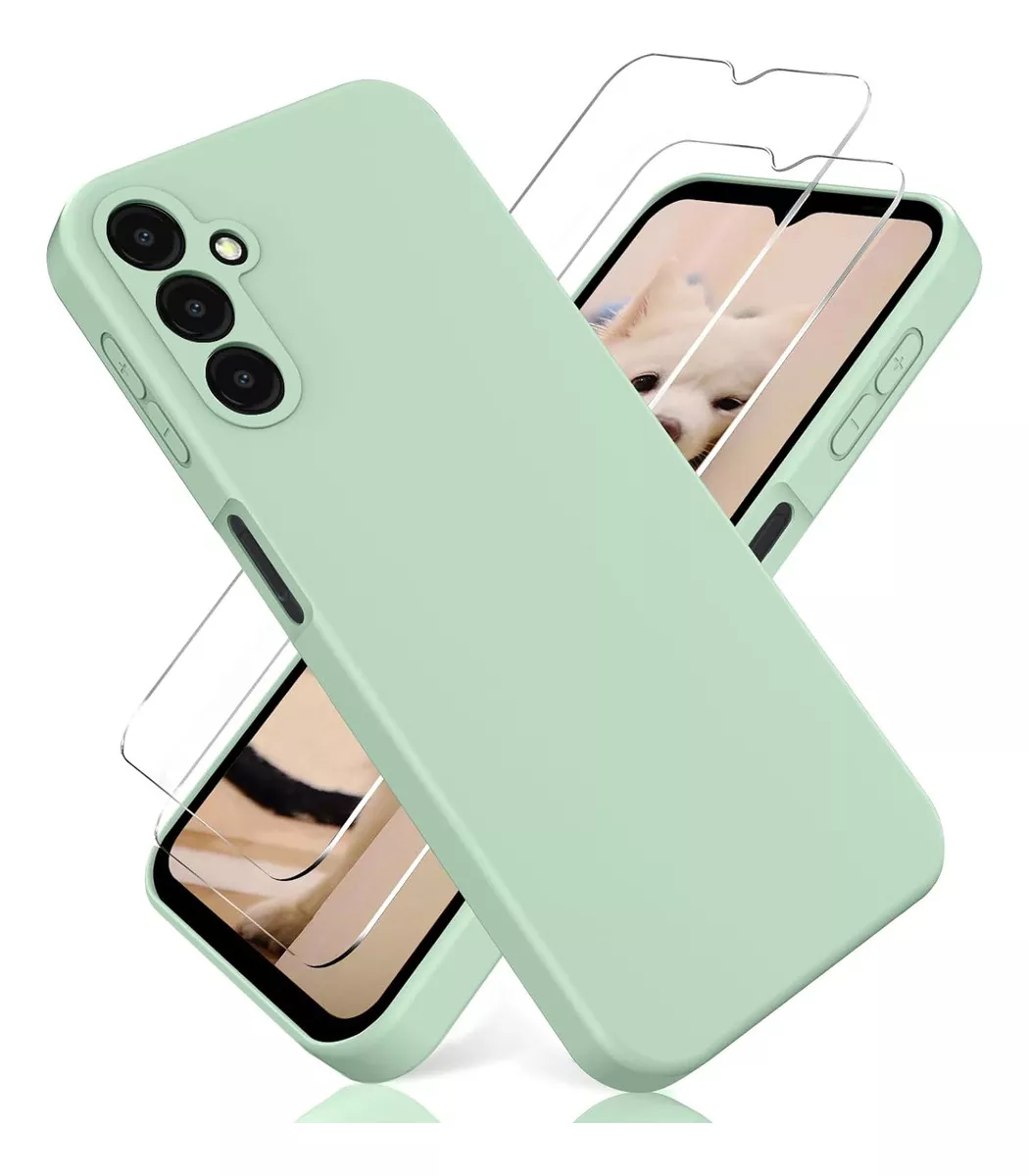 GENÉRICO CARCASA SAMSUNG GALAXY A34 SILICONA SLIM VERDE