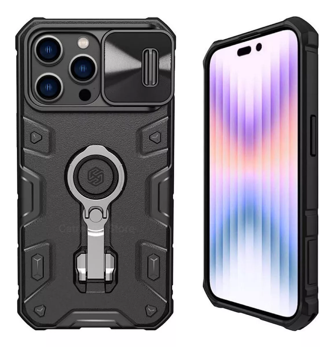 NILLKIN CARCASA IPHONE 14 PRO NILLKIN CAMSHIELD ARMOR NEGRO