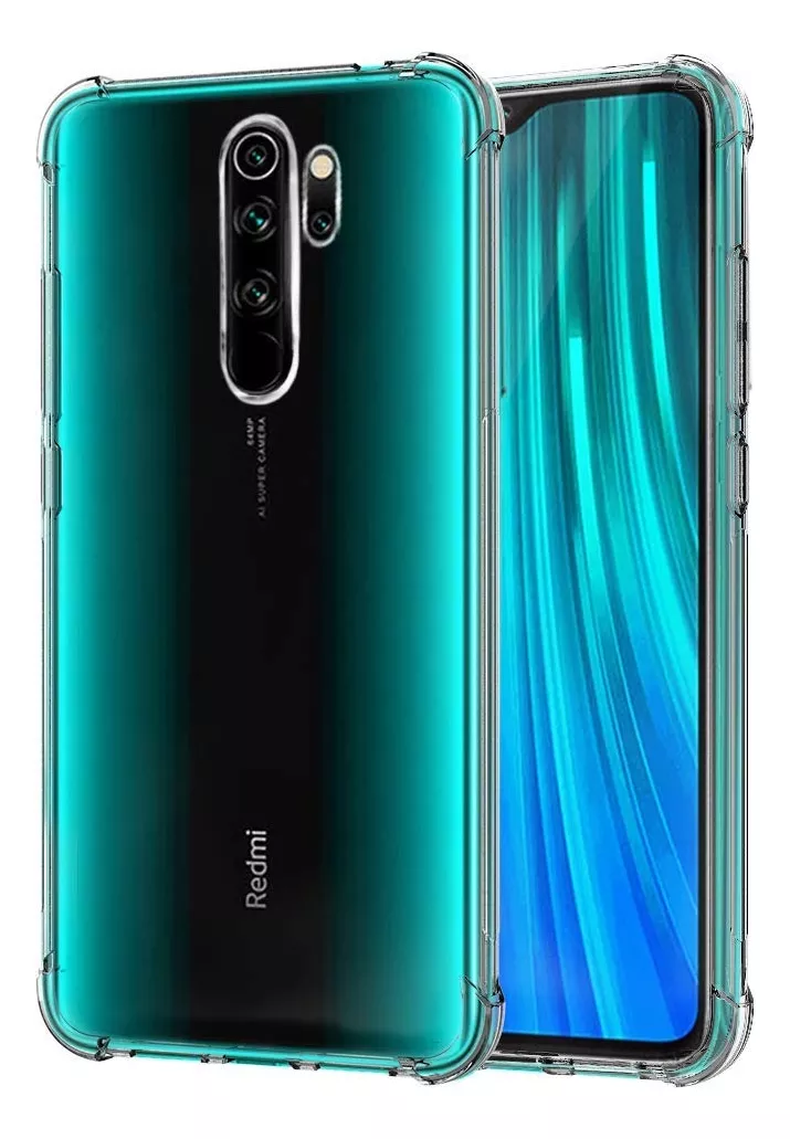 CARCASA XIAOMI REDMI NOTE 8 PRO SILICONA TRANSPARENTE - 1
