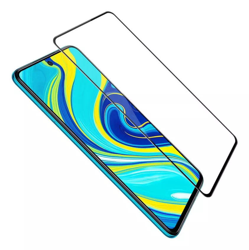 PROTECTOR XIAOMI REDMI NOTE 9S PRO VIDRIO TEMPLADO FULL 9H 5D - 2