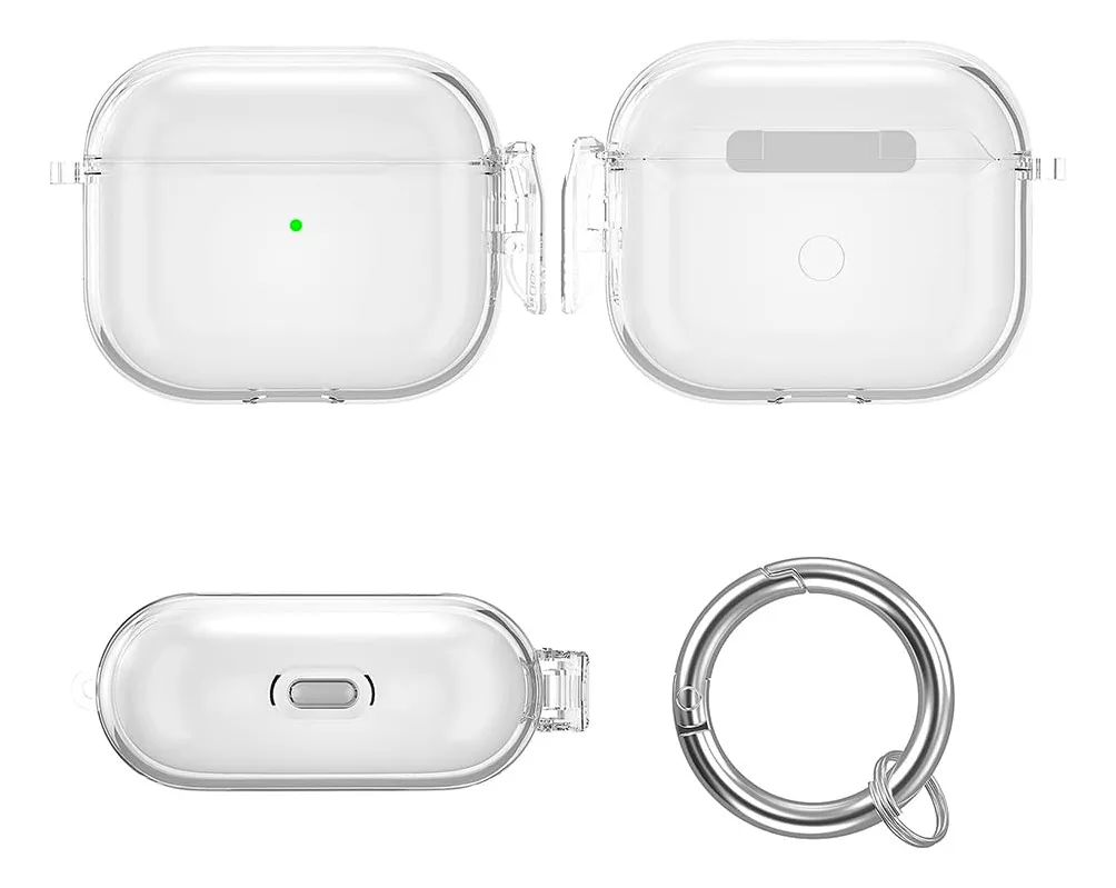 CARCASA AIRPODS 3RA GEN CASE MATE COLOR TRANSPARENTE - 2