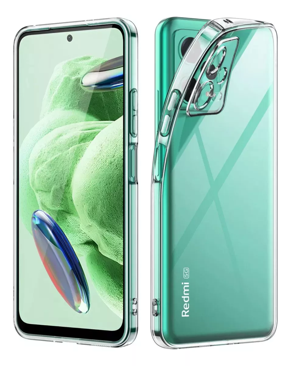 GENÉRICO CARCASA XIAOMI REDMI NOTE 12 SILICONA FUNDA ANTIGOLPES 1UN TRANSPARENTE CT