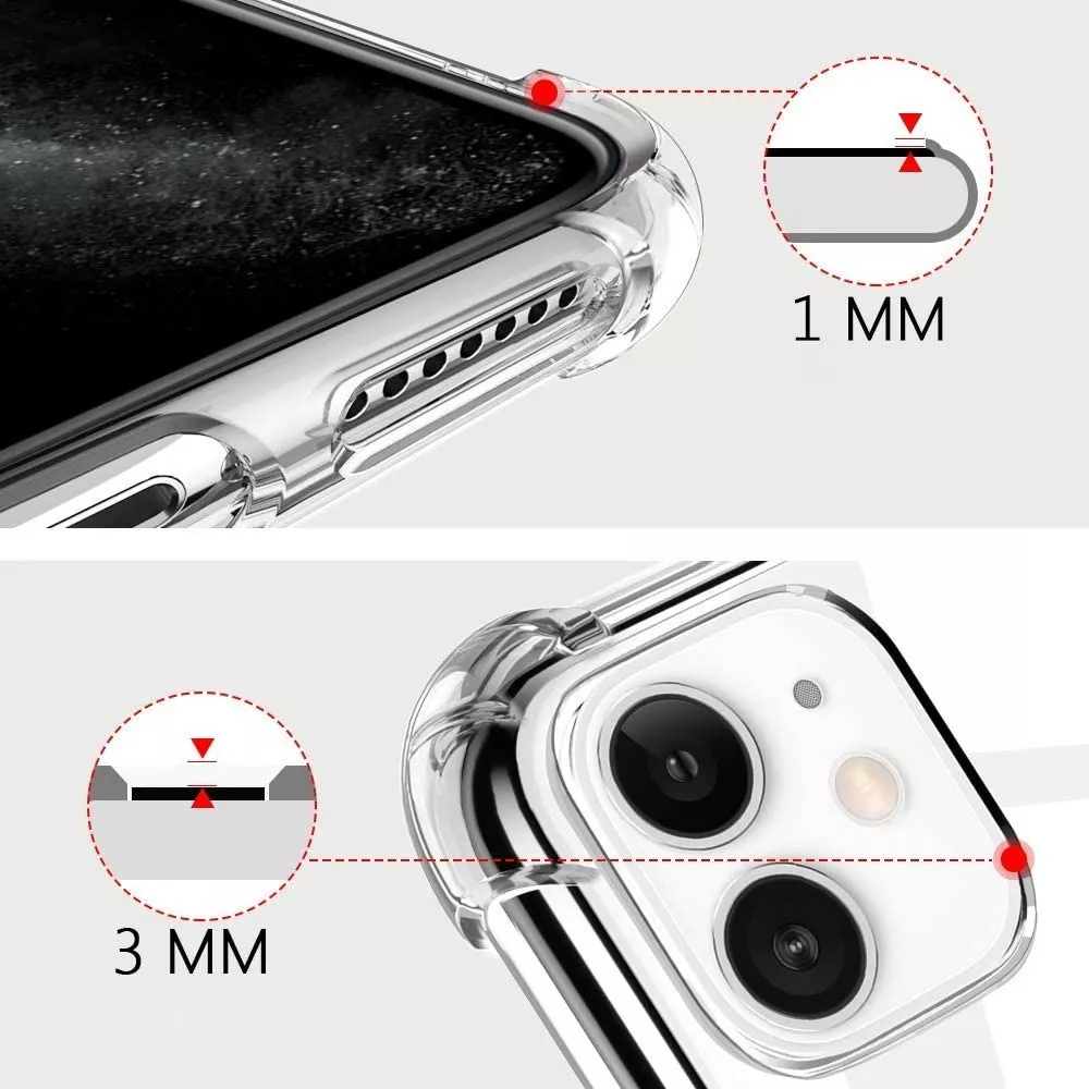 KIT PROTECTOR IPHONE 11 CARCASA ANTIGOLPES + LÁMINA VIDRIO - 2