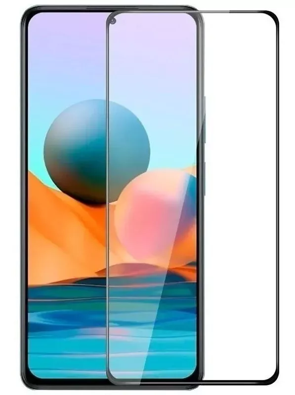 PROTECTOR XIAOMI REDMI NOTE 10 PRO VIDRIO TEMPLADO 9H 5D - 1
