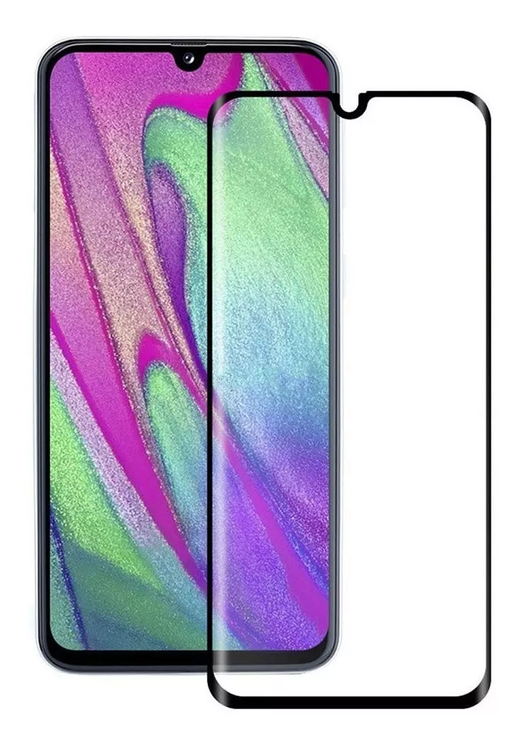 GENÉRICO PROTECTOR SAMSUNG GALAXY A40S MICA VIDRIO FULL 9H 5D