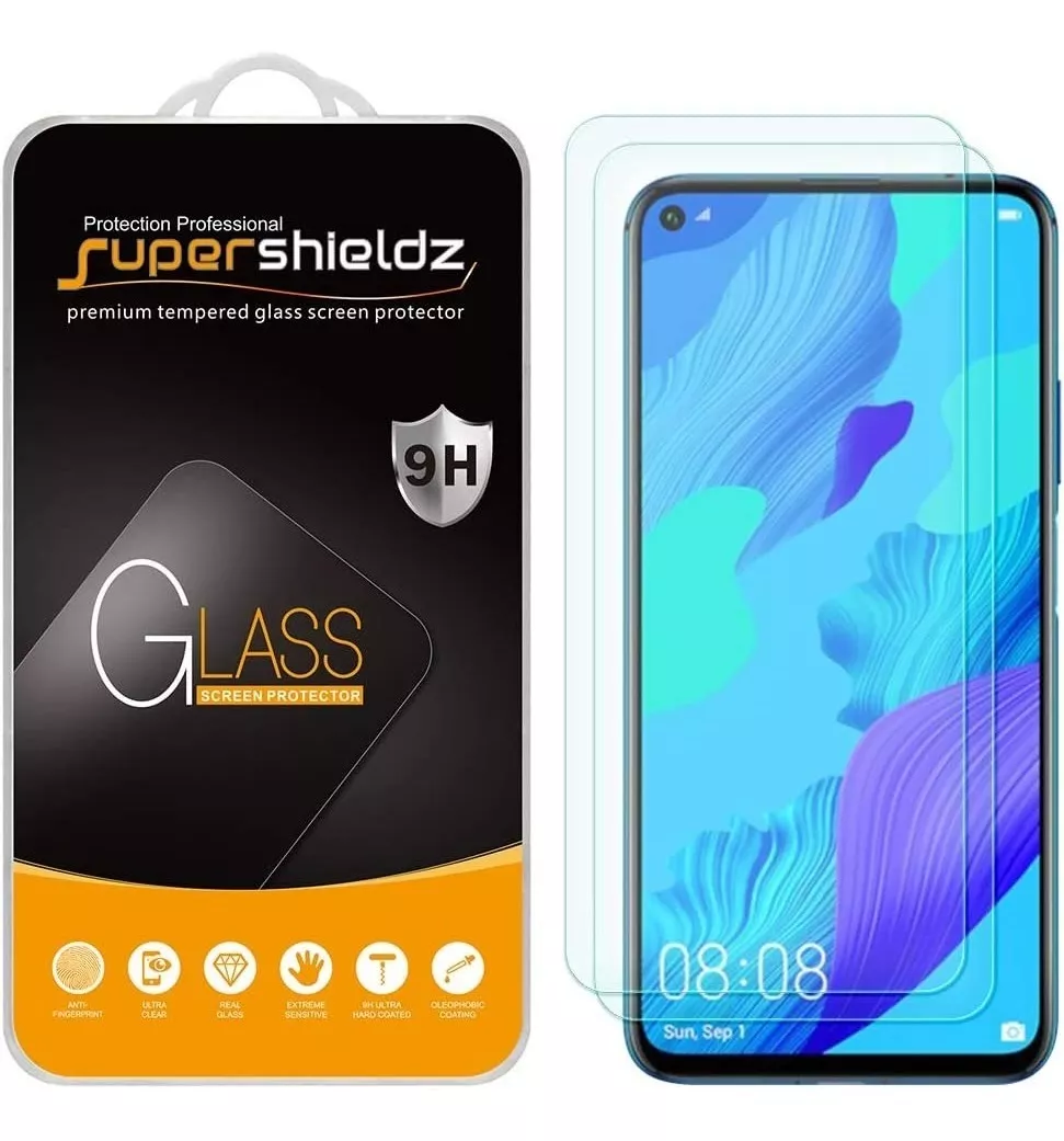 PROTECTOR HUAWEI NOVA 5T MICA VIDRIO TEMPLADO FULL PEGAMENTO 9H - 1
