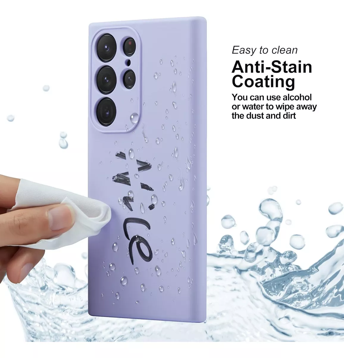 CARCASA SAMSUNG S23 ULTRA SILICONA SLIM VIOLETA - 3