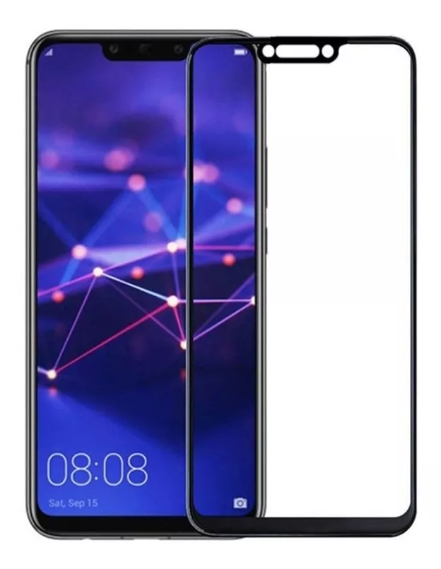 PROTECTOR HUAWEI MATE 20 LITE MICA VIDRIO TEMPLADO FULL 9H 5D - 1