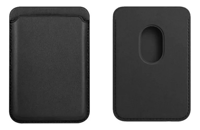 TARJETERO IPHONE MAGNÉTICO CUERO MAGSAFE TARJETAS - 1