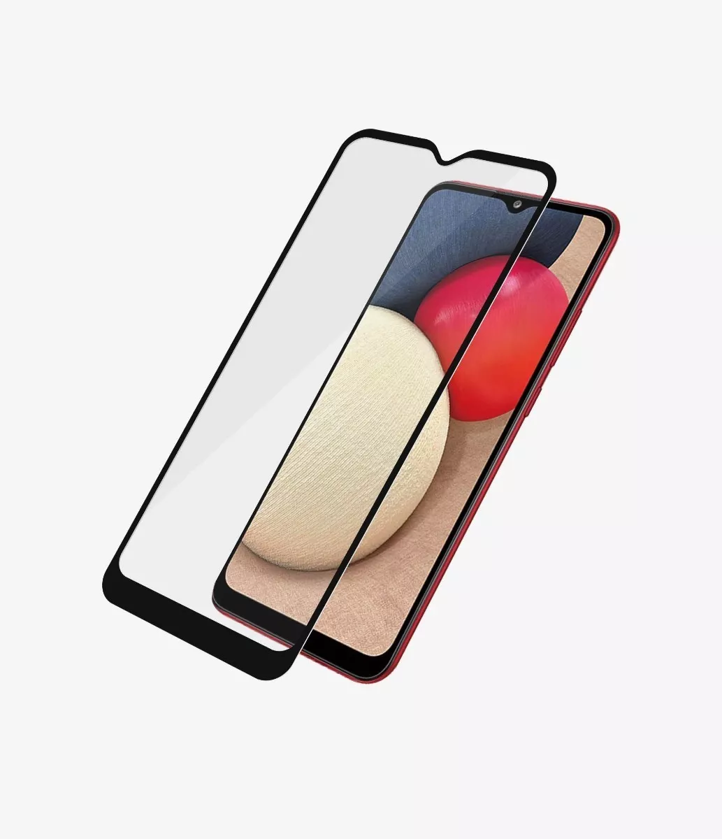 PROTECTOR SAMSUNG GALAXY A02S MICA VIDRIO COMPLETA FULL PEGAMENTO - 2