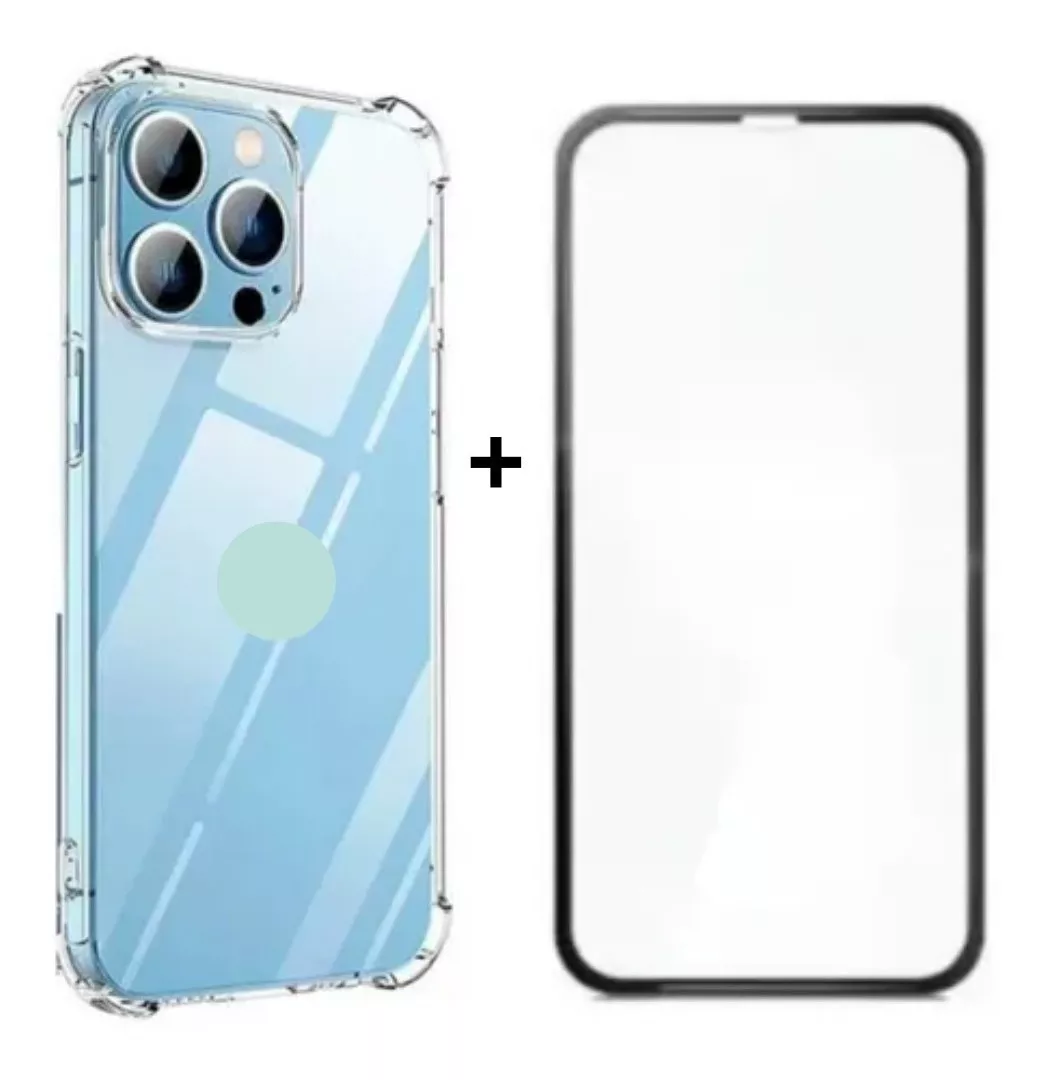 CARCASA IPHONE 12 MIN 12 12PRO 12MAX CAPA IMPACTO + PEL 3D - 1