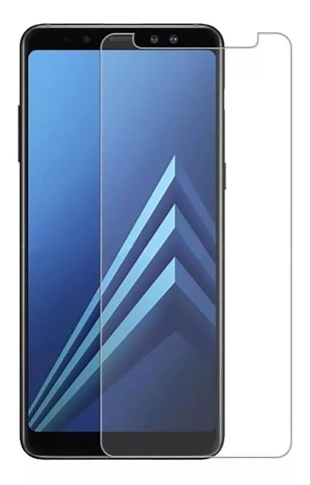 SAMSUNG PROTECTOR SAMSUNG J4+ J6+ MICA VIDRIO 9H FULL PEGAMENTO