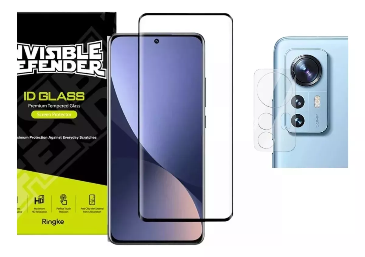 PROTECTOR XIAOMI 12 12X LÁMINA MICA VIDRIO + CÁMARA FULL 9H 5D - 1