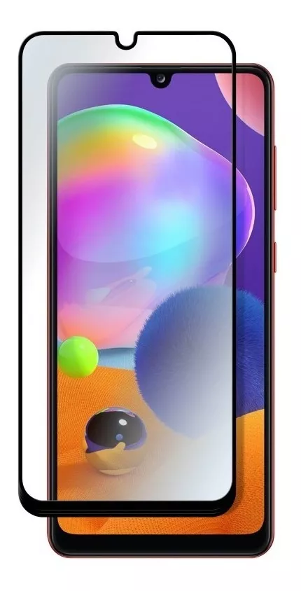PROTECTOR SAMSUNG GALAXY A31 MICA VIDRIO FULL PEGAMENTO 9H 5D - 2