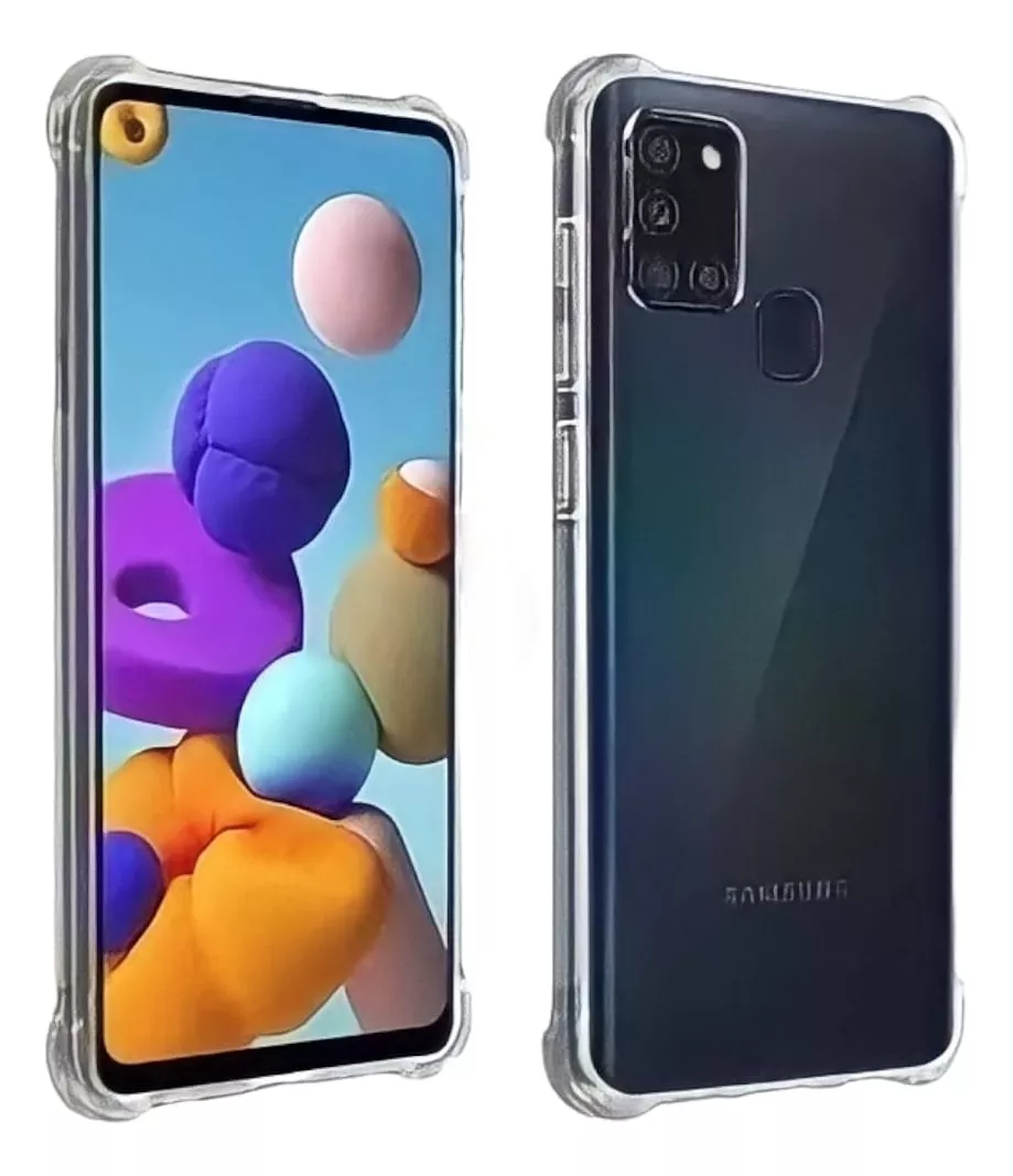 CARCASA SAMSUNG GALAXY A21S SILICONA ANTIGOLPES CT - 1
