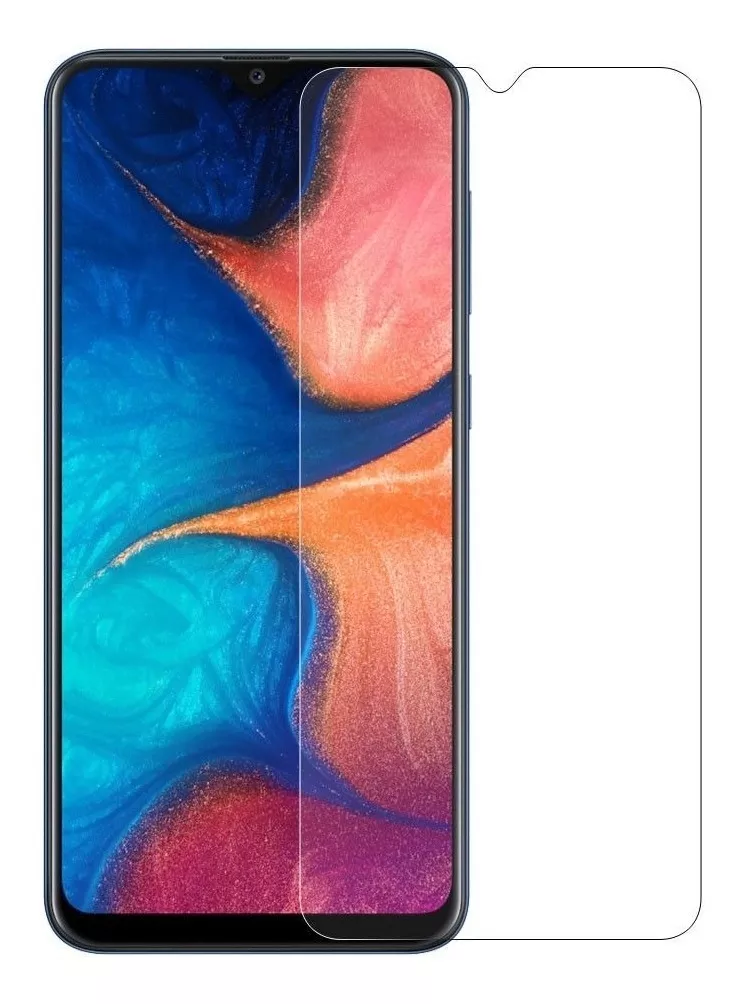 GENÉRICO PROTECTOR SAMSUNG GALAXY A20S MICA VIDRIO 9H GRATIS