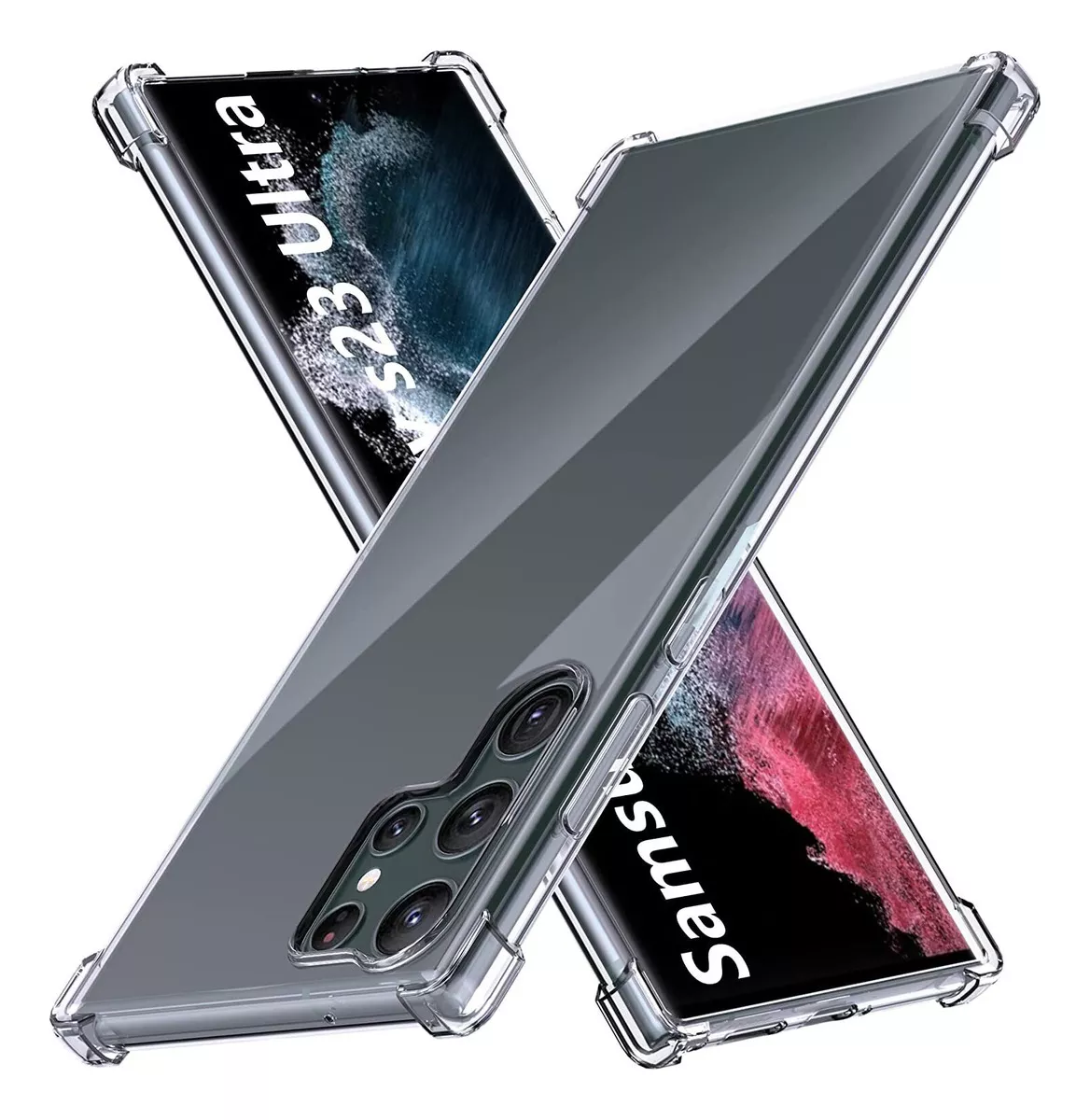 CARCASA SAMSUNG GALAXY S23 ULTRA SILICONA PREMIUM TRANSPARENTE - 1