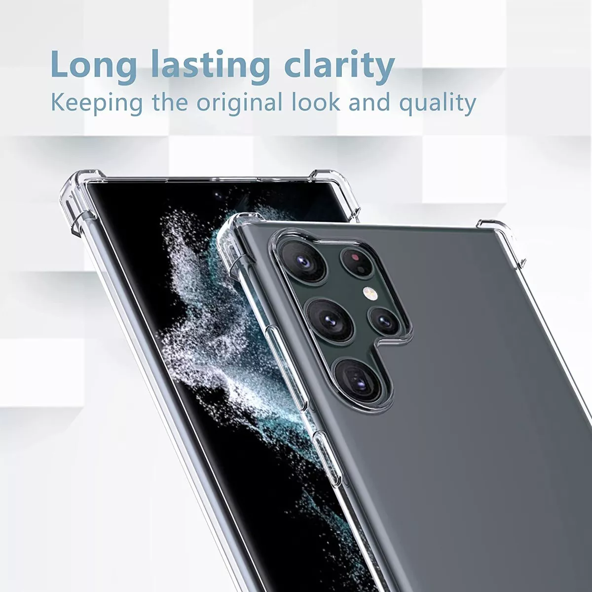 CARCASA SAMSUNG GALAXY S23 ULTRA SILICONA PREMIUM TRANSPARENTE - 2