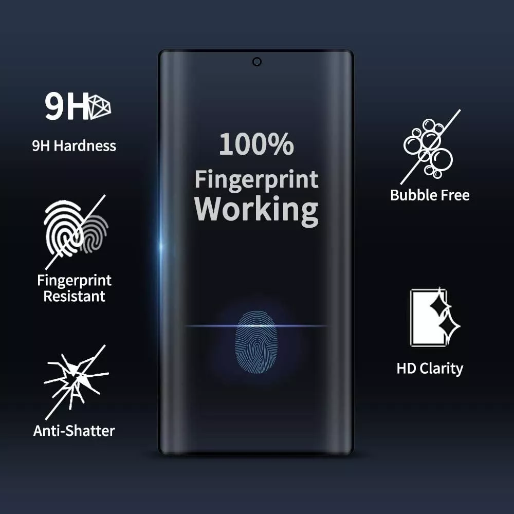 PROTECTOR SAMSUNG GALAXY S22 ULTRA VIDRIO TEMPLADO COMPLETO 3D UV - 2