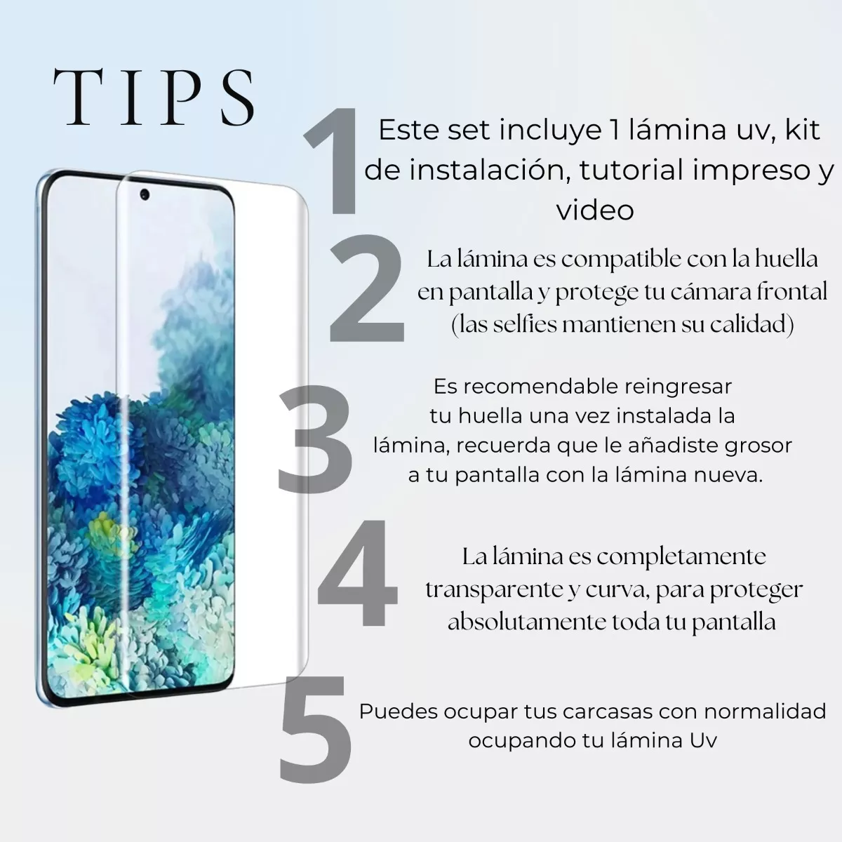 PROTECTOR SAMSUNG GALAXY S22 ULTRA VIDRIO TEMPLADO COMPLETO 3D UV - 3