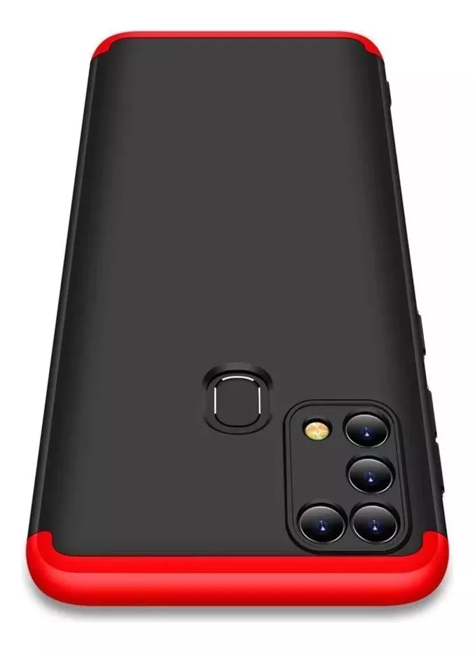 CARCASA SAMSUNG GALAXY M31 360 GKK ORIGINAL NEGRO ROJO - 2