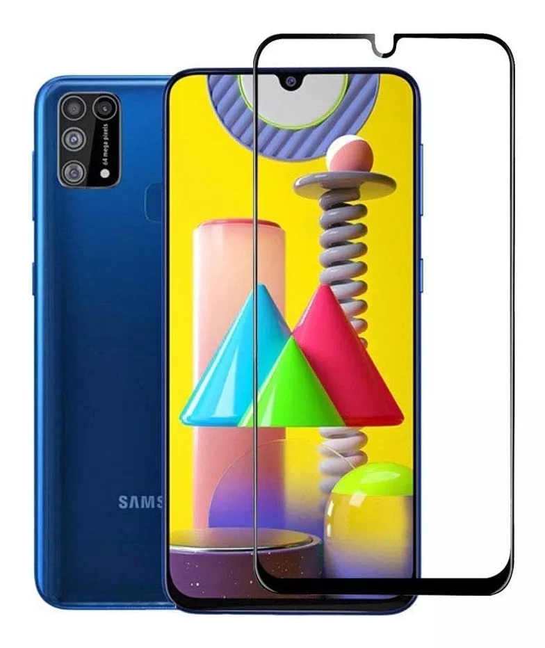 PROTECTOR SAMSUNG GALAXY M31 MICA VIDRIO CERÁMICA COMPLETA FULL - 1