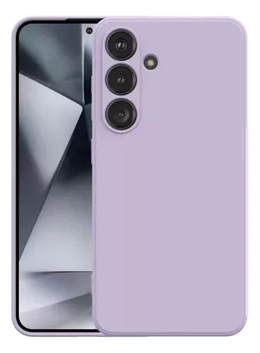 GENÉRICO CARCASA SAMSUNG S24 SILICONA SLIM ATERCIOPELADA COLOR VIOLETA