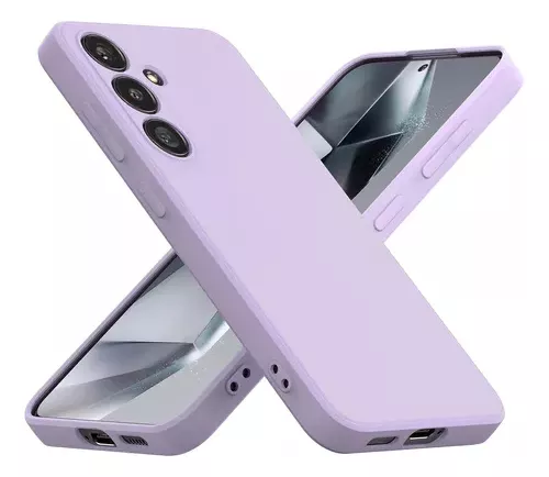 CARCASA SAMSUNG S24 SILICONA SLIM ATERCIOPELADA COLOR VIOLETA - 2