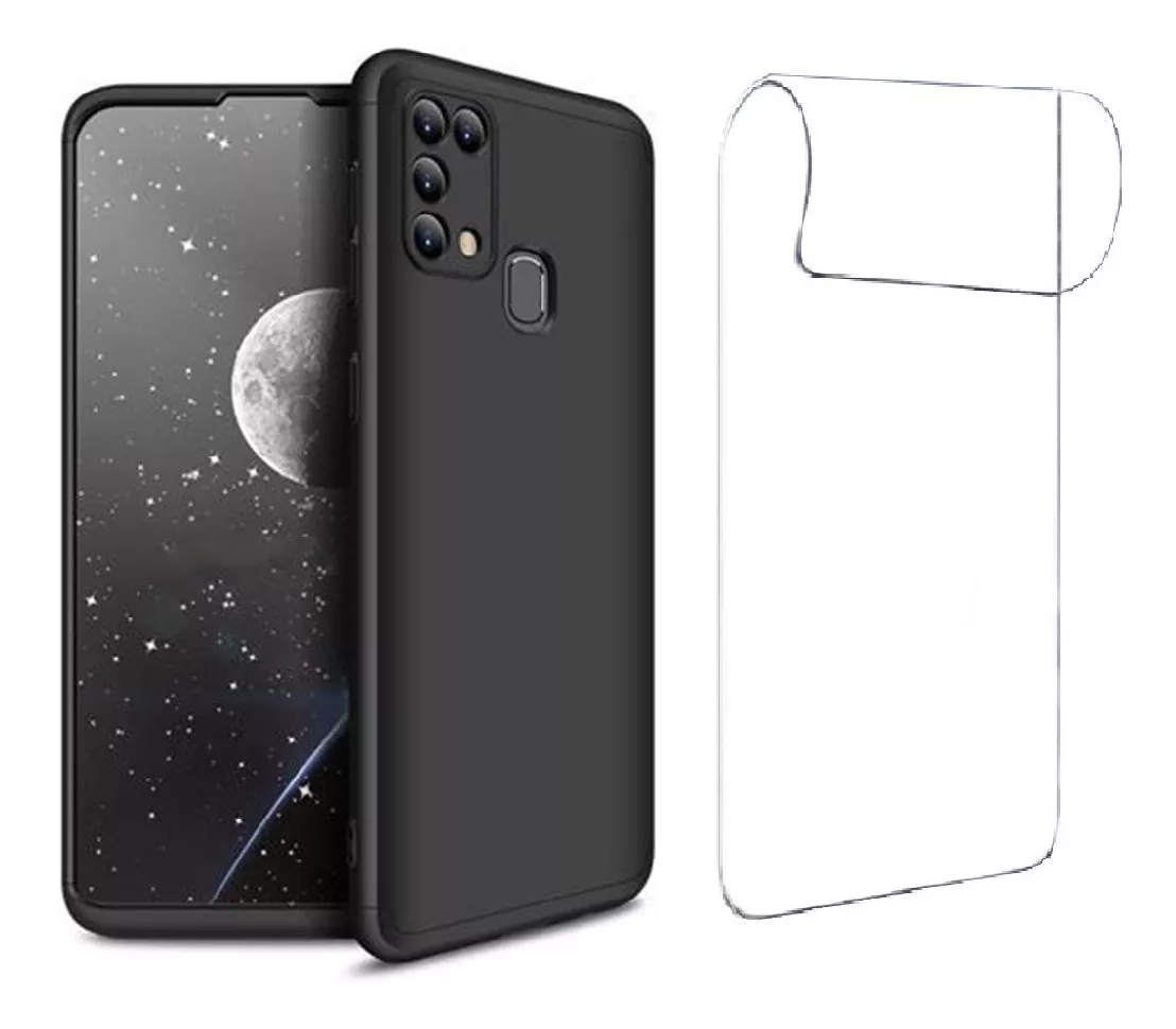 CARCASA SAMSUNG M31 GKK ANTIGOLPES RESISTENTE COLOR NEGRO - 1