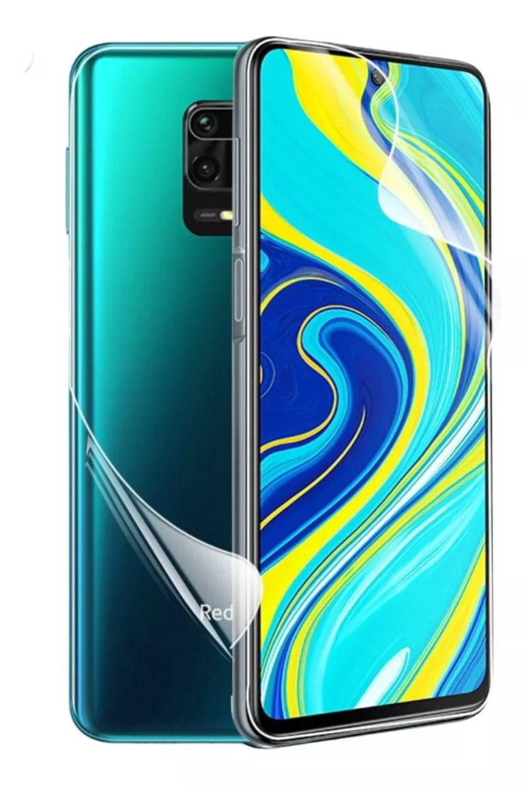 XIAOMI PROTECTOR XIAOMI REDMI NOTE 9S 9 PRO LÁMINA HIDROGEL FULL PEGAMENTO