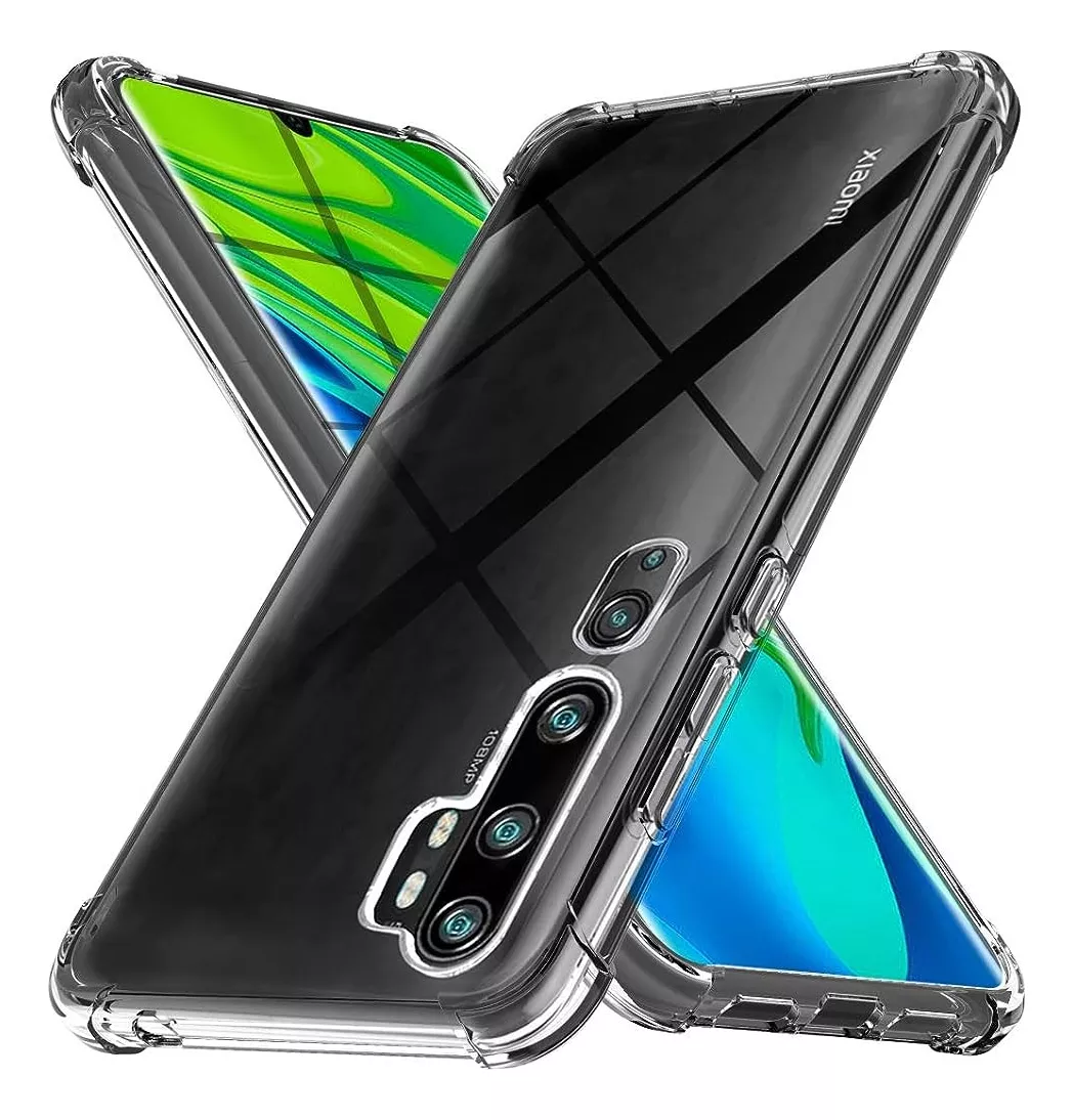CARCASA XIAOMI MI NOTE 10 PRO SILICONA TRANSPARENTE - 1