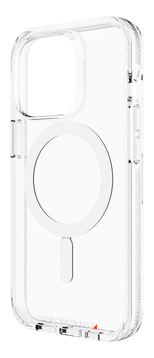 CARCASA IPHONE 14 PLUS CARGA INALÁMBRICA MAGSAFE TRANSPARENTE DISEÑO LISO - 1