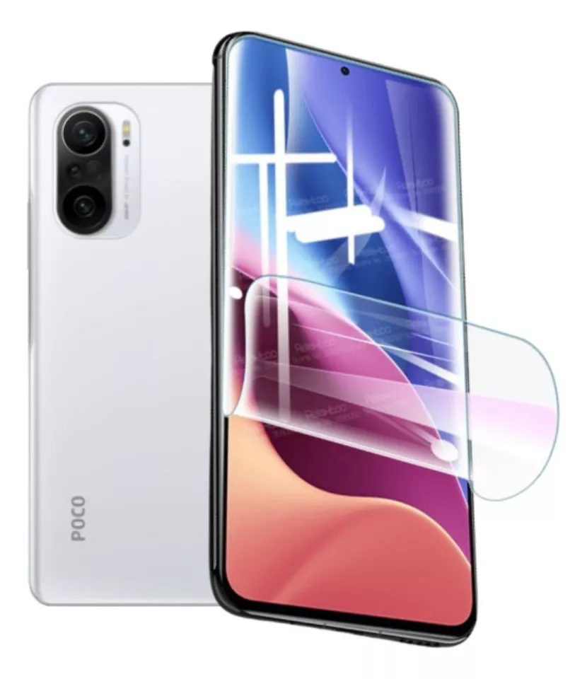 PROTECTOR XIAOMI POCO F3 LÁMINA HIDROGEL FULL PEGAMENTO - 1