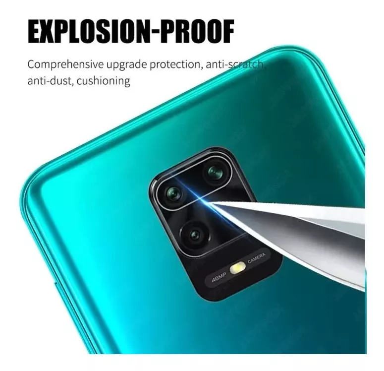 PROTECTOR CÁMARA XIAOMI REDMI NOTE 9S PRO ANTIRAYONES - 4