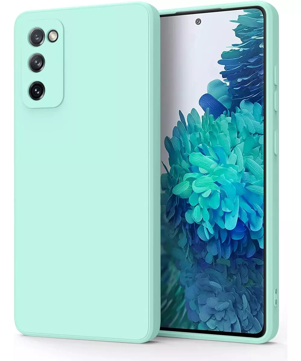 CARCASA SAMSUNG GALAXY S20 FE SILICONA ANTIHUELLAS SLIM TURQUESA - 1