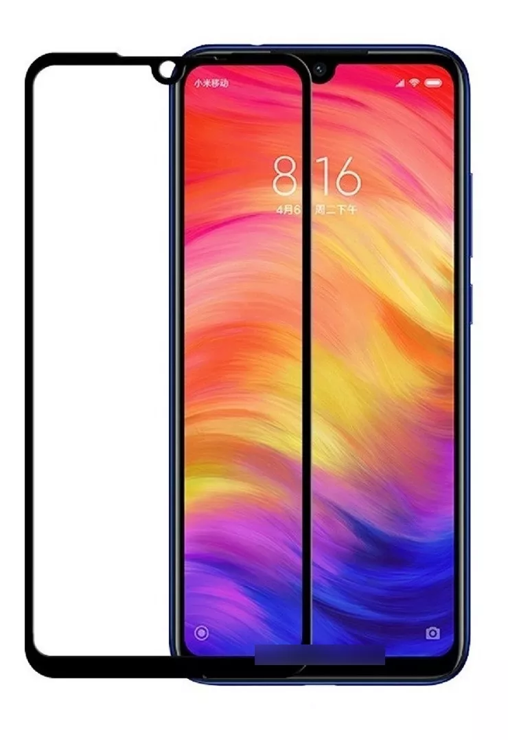 XIAOMI PACK 2 PROTECTOR XIAOMI REDMI NOTE 7 VIDRIO TEMPLADO 9H 5D