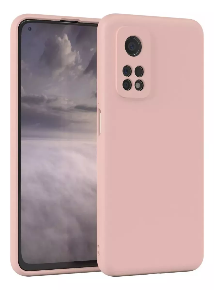 CARCASA XIAOMI MI 10T SILICONA ANTHUELLAS ROSA CT - 1