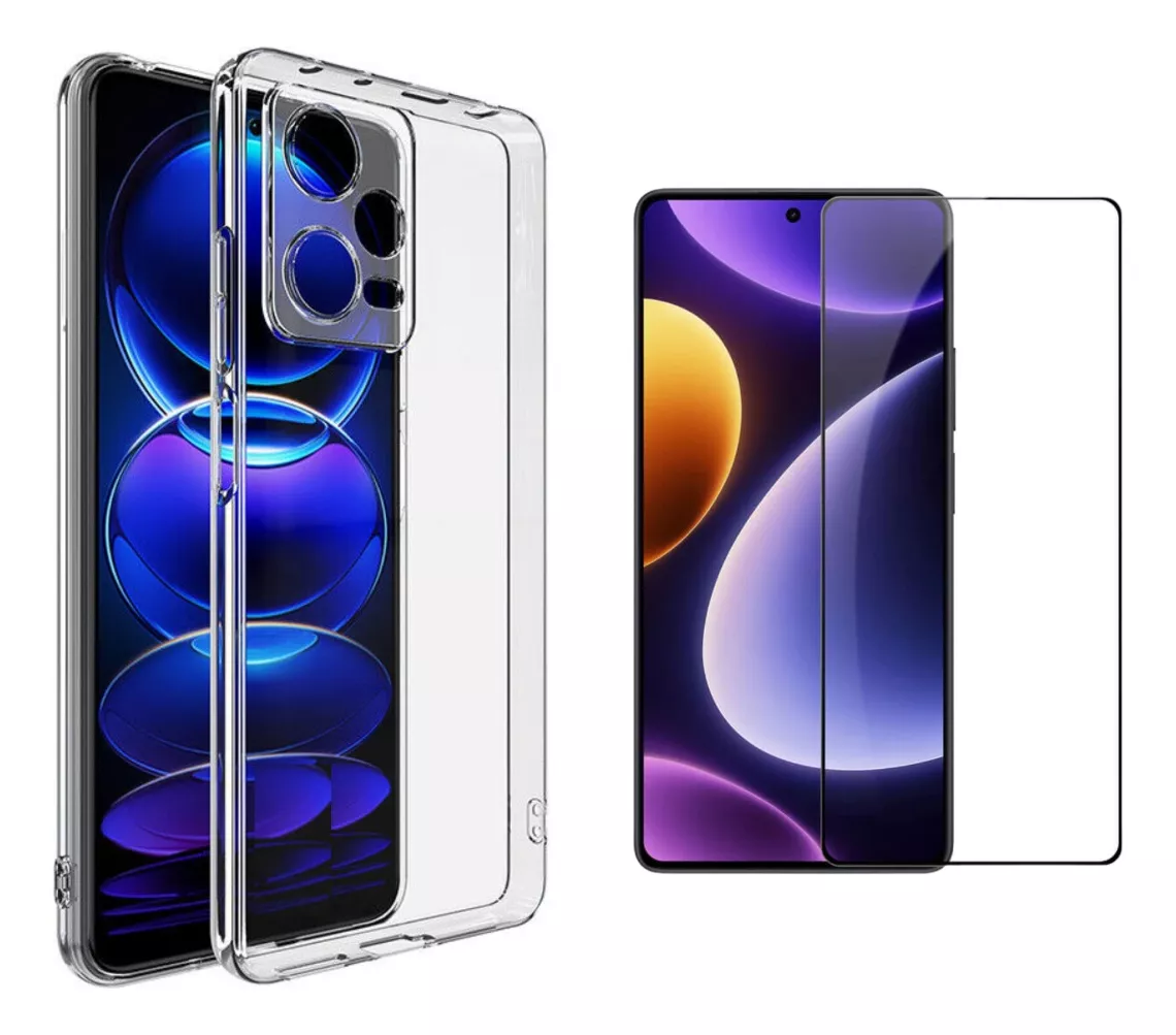 CARCASA REDMI NOTE 12 PRO PLUS 5G + VIDRIO 9H 5D - 1