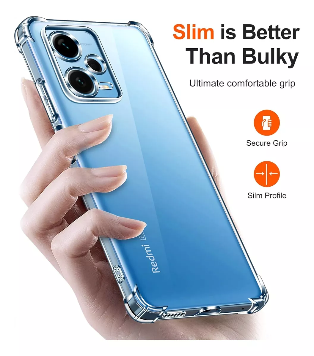 CARCASA REDMI NOTE 12 PRO PLUS 5G + VIDRIO 9H 5D - 5