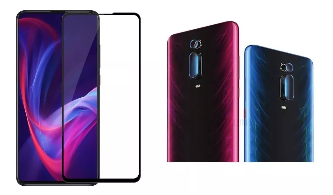 PROTECTOR XIAOMI MI 9T MI 9T PRO VIDRIO 9H 5D + CÁMARA - 1