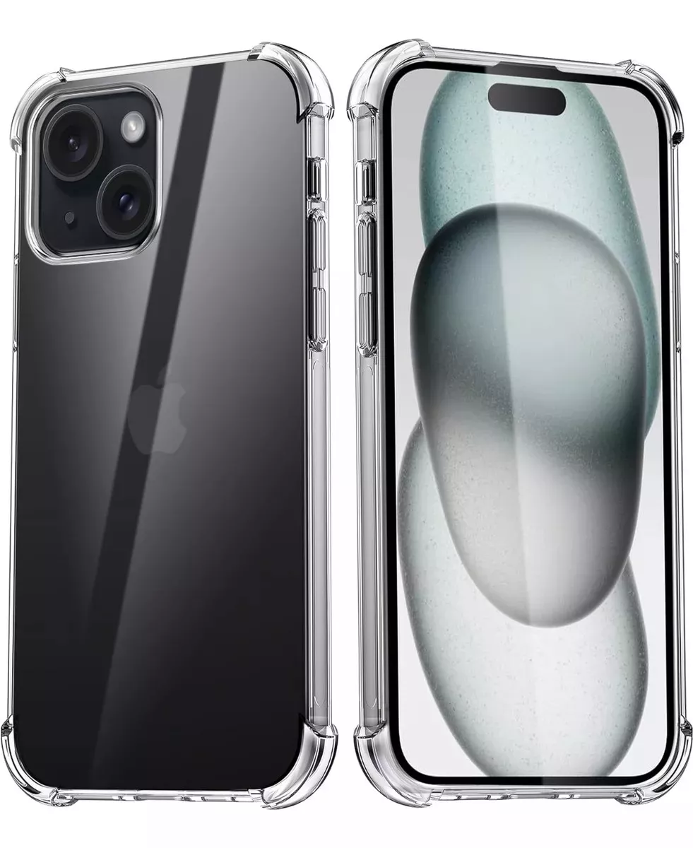 GENÉRICO CARCASA IPHONE 15 PRO MAX FUNDA ANTIGOLPES + VIDRIO