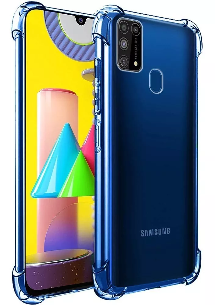 GENÉRICO CARCASA SAMSUNG GALAXY M31 SILICONA ANTIGOLPES + VIDRIO